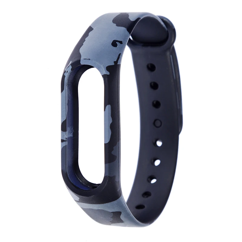 Спортивный силиконовый ремешок для часов Xiaomi Mi Band 2 на запястье браслета