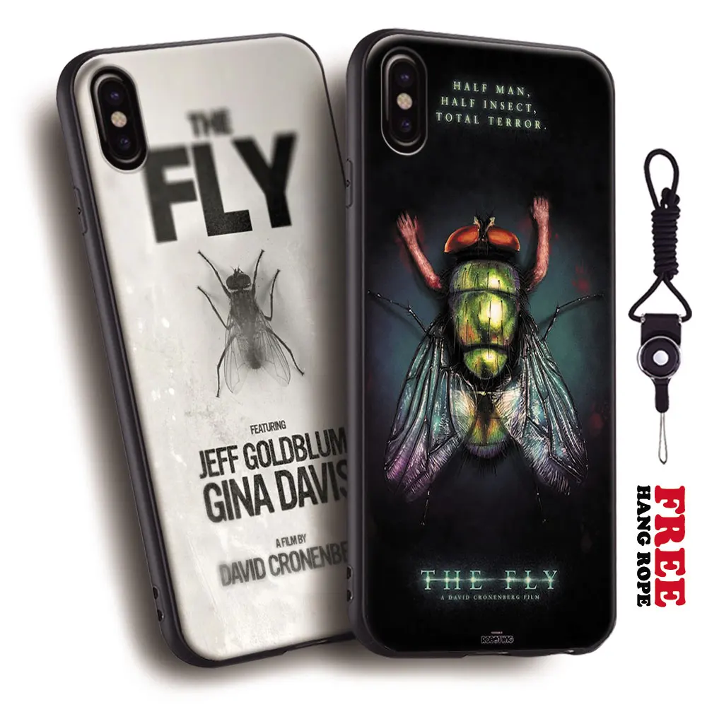 

The fly 1986 movie poster Coque Tpu Soft Silicone Phone Case Cover Shell For Apple iPhone 10 X 5 5s SE 6 6s 7 8 Plus