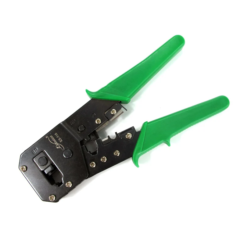 RJ45 Network cable Crimper RJ11 telephone line modular crimping pliers 8p8c 6p6c 4c Crystal Head making wire Stripping cut Tool