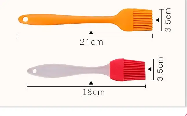 5 шт., силиконовая щетка, кухонная, для выпечки, жаропрочная форма для хлеба кисточки для приготовления пищи, кондитерского масла, барбекю, жаростойкого к высоким температурам инструмента Y1004 D