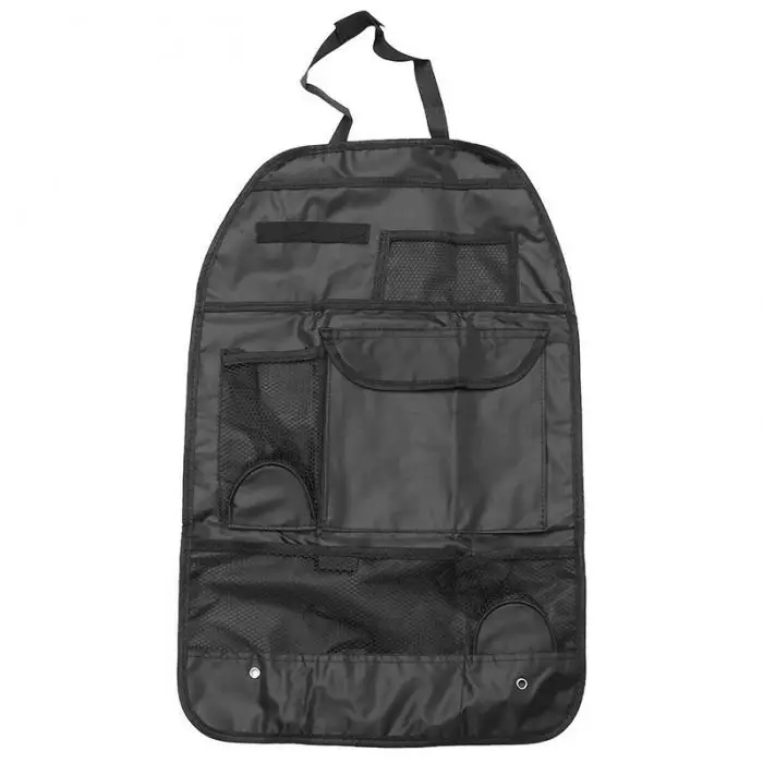 Bolsa de Armazenamento de Malha com Bolsos Universal Back Seat Organizador Multi Nj88 2 Pcs Car 8 2 Pcs Universal Car Back Seat Organizador