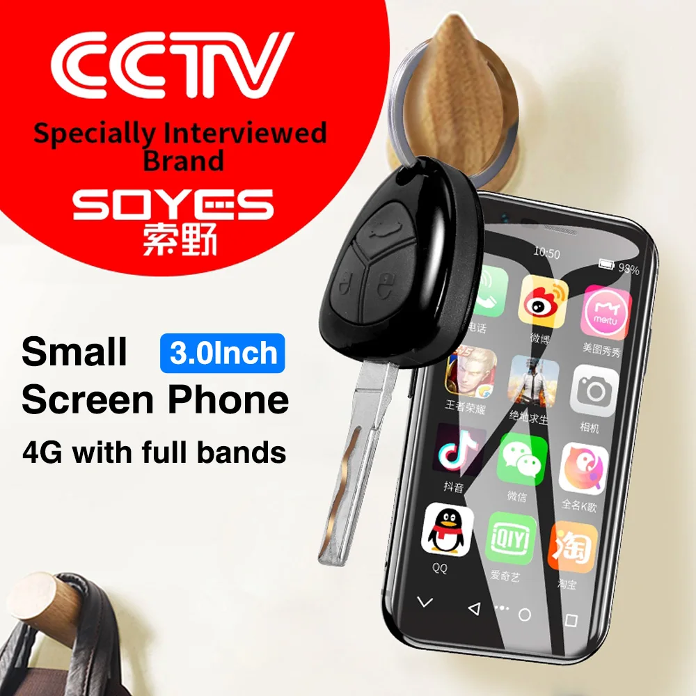 Pequeño Smartphone SOYES XS Android 6,0 MTK6737 Quad Core 3,0 pulgadas 4G teléfono móvil 1580 mAh Wifi cuerpo de vidrio copia de seguridad del teléfono celular Pequeño Smartphone SOYES XS Android 6,0 MTK6737 Quad Core 3,0 pulgadas 4G teléfono móvil 1580 mAh Wifi cuerpo de vidrio copia de seguridad del teléfono celular