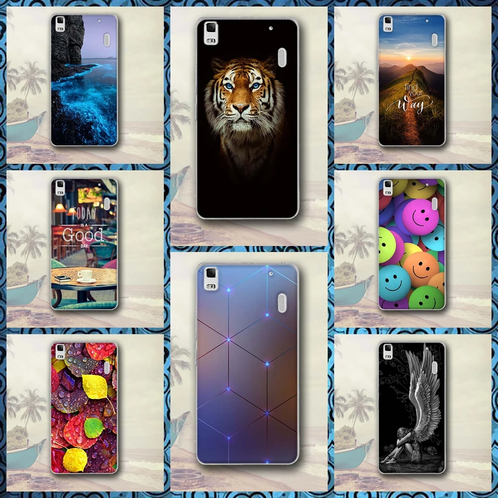 

For Lenovo K3 Note A7000 Case Animal Patterned 3D Protection Phone Case For Lenovo K3 Note A7000 Soft TPU Silicon Back Cover bag