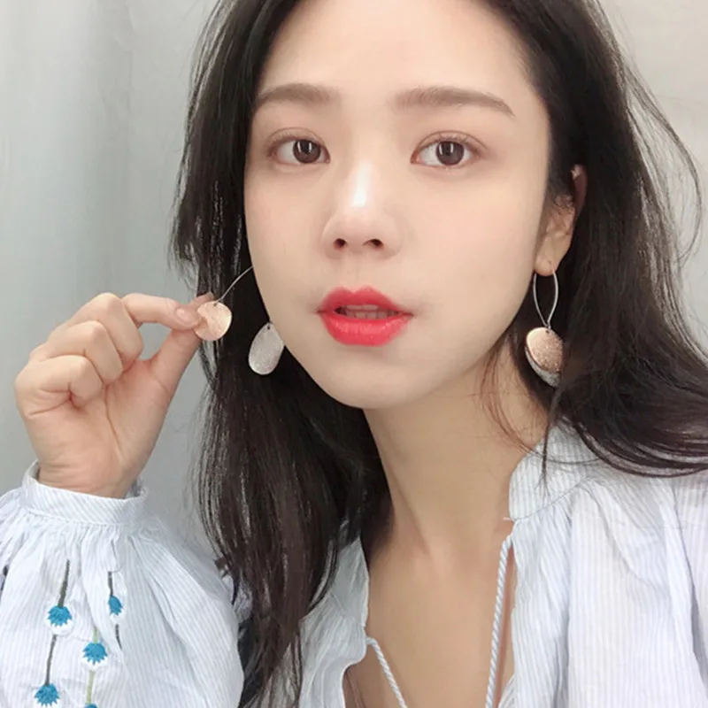 

M MISM New Women Round Drop Statement Earrings Long Dangle Earrings oorbellen voor vrouwen Sweet Pendientes Mujer Moda 2018