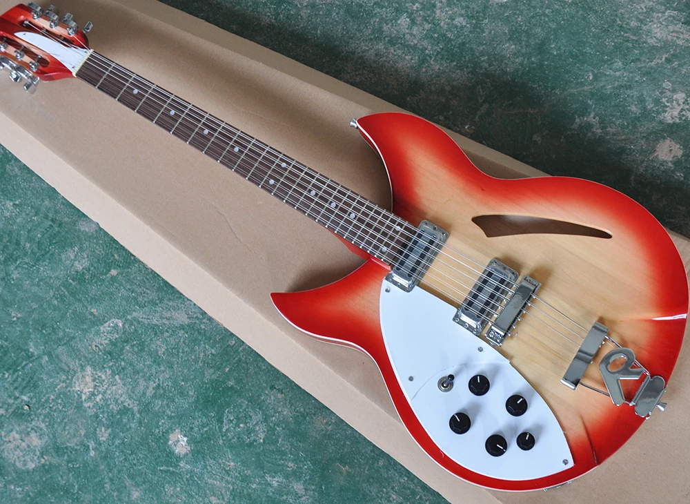 Buy Left handed red 12 strings semi hollow electric