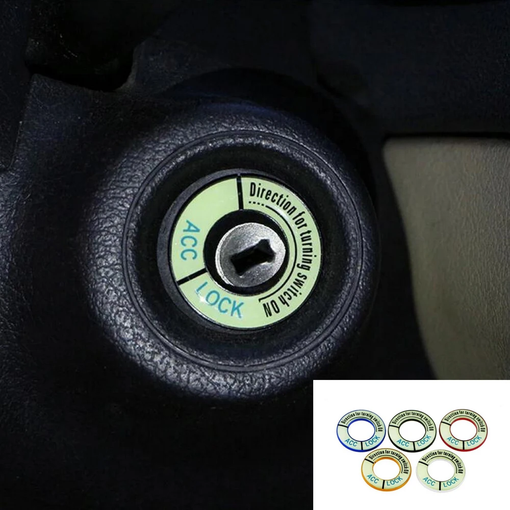 

FOR Peugeot 206 207 2008 4008 5008 Citroen Sega C4L C5 Citroen 408 301 307 508 4008 Elysee ignition ring luminous decoration