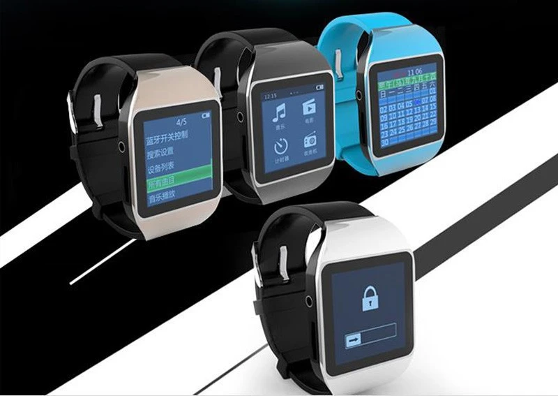  4GB New Touch Screen Smart Watches Sport Mp3 Player Bluetooth Watch Support FM E-Book Pedometer Run