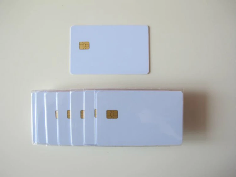 (10 шт./лот) ISO7816 контактный чип SLE 4442 ПВХ смарт карта IC|smart ic card|ic cardsle |