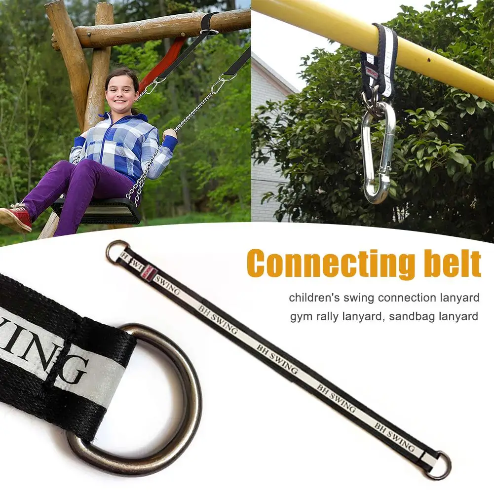 ① Kids Swing Соединительный Пояс Светоотражающий Веревка Выделите Yoga Trx Fitness Висячие многофункци ★