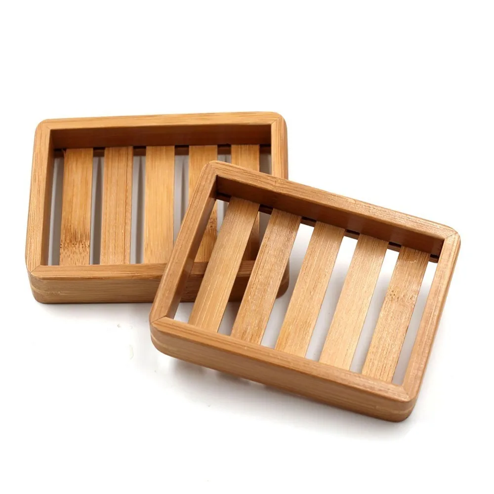 

Wood Portable 1 Pc Soap Dishes Simple Creative Bamboo Manual Drain Soap Box Bathroom Bathroom Soap Box Drop Ship