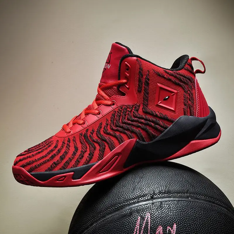 

Lightweight flying woven breathable basketball shoes, fashionable wild sports shoes, non-slip wear quality