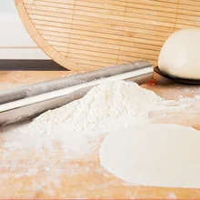 1 шт Нержавеющая сталь антипригарным Скалка клецки нажав Stick мука палка пиццы трафарет для выпечки cиликоновая форма инструменты