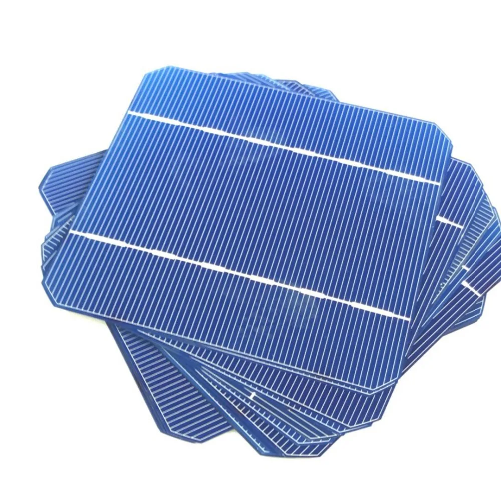 

150PC High Efficiency 5x5 Monocrystalline Solar Cell Photovoltaic Cell Solar 125*125MM DIY Solar Panel
