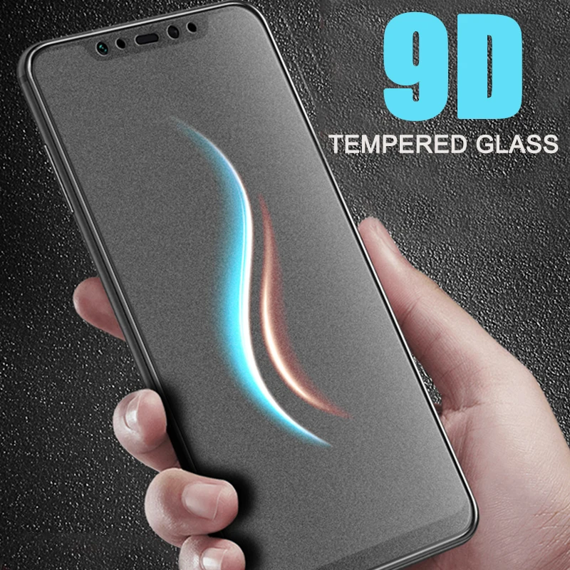 

Protective Glass On For Xiaomi mi a2 lite light Matte Frosted Tempered Glass on mi 8 lite mi 9 se Full Cover Screen Protector 9D