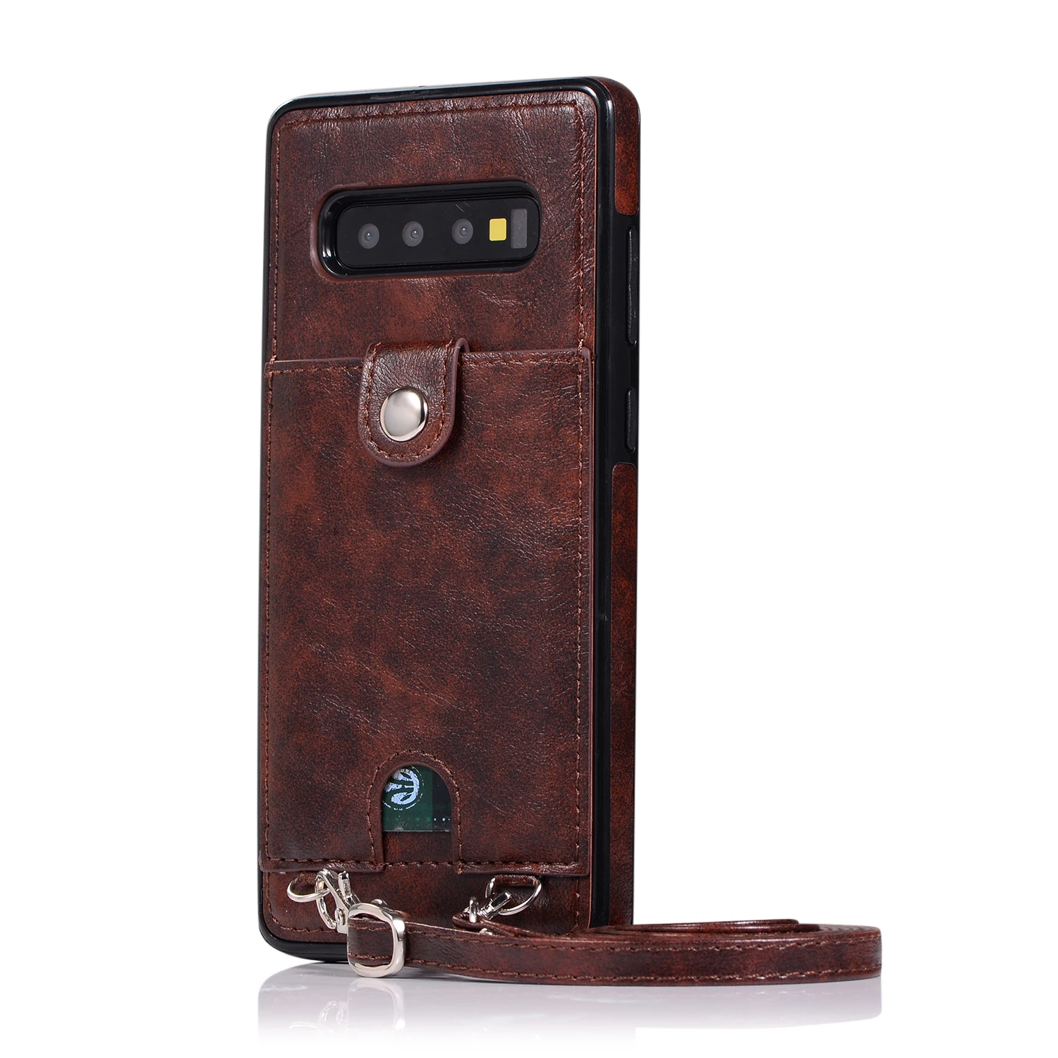 For Samsung Note 10 Plus 10+ S8 S9 S10 Plus S10E S7 Edge Case Wallet Leather Cover For iPhone X 11 Pro XR XS Max 7 8 6 6s Plus