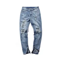 Необработанные джинсы цвета индиго с потертостями redline denim оригинальный дизайн sanforised preshrink Raw denim jean Kanye west джинсовые брюки