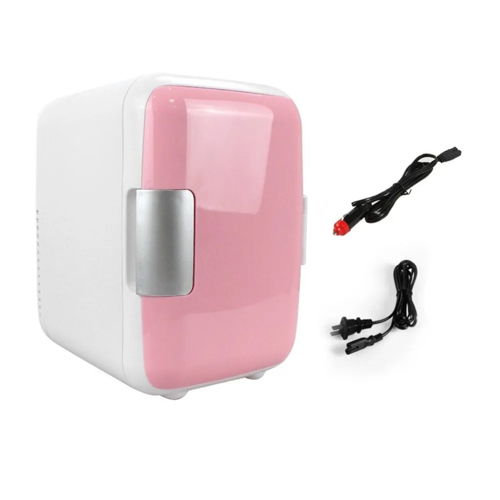 

Dual-Use 4L Home Car Use Refrigerators Ultra Quiet Low Noise Car Mini Refrigerators Freezer Cooling Heating Box Fridge