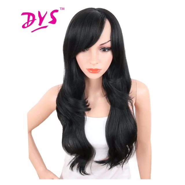 Deyngs 28 Dyujmov Dlinnye Volnistye Sinteticheskie Pariki Dlya Chernyh Zhenshin Naturalnyj Chernyj Cvet Brazilskie Volosy Pariki S Chelkoj Termostojkie Kupit Nedorogo V Internet Magazine S Dostavkoj Sravnenie Cen Harakteristiki Foto