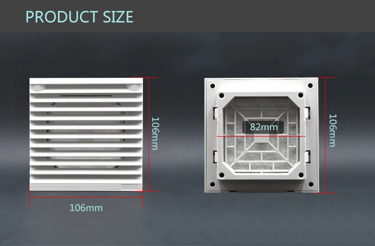 106*106*22 мм воздушный фильтр вентиляции, выходные Вентиляционные отверстия, циркуляционная система, решетка вентилятора для AC DC 8038 8025 80 мм вентилятор HK6620.300