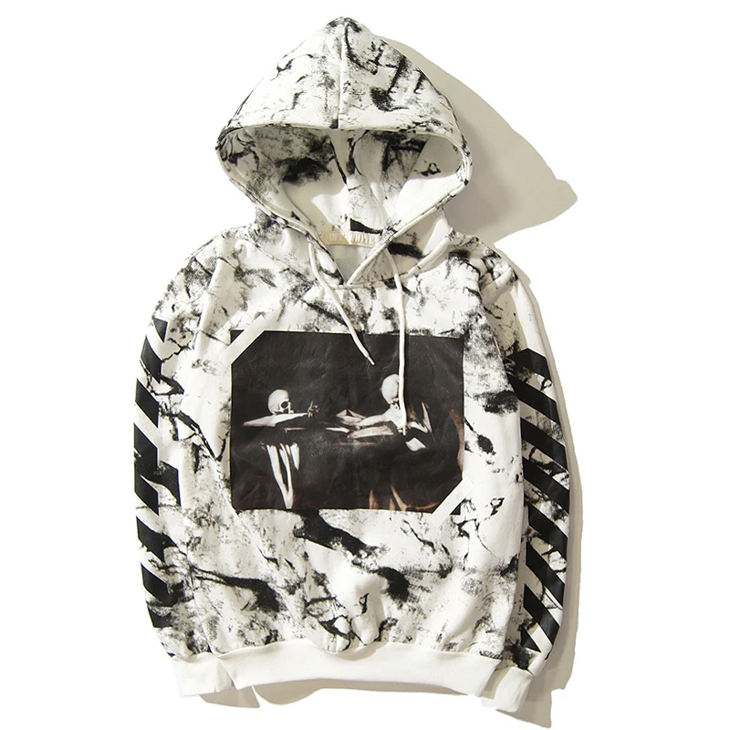 off white hoodie skeleton