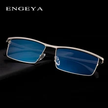 Оправа для очков из сплава, мужские Модные брендовые дизайнерские квадратные оптические очки для близорукости, оправы для очков по рецепту, деловые очки#001