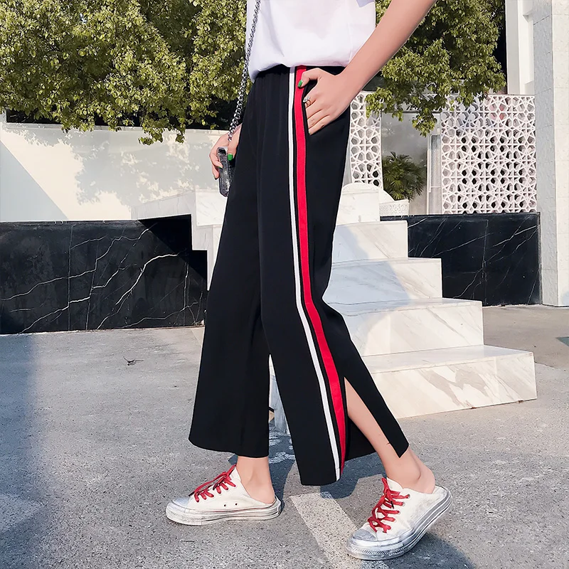 elastic waist school uniform pants