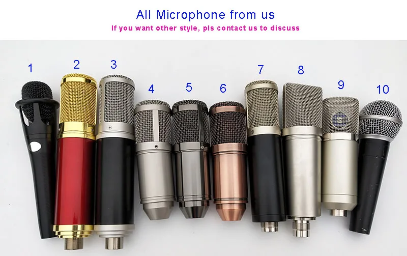 Acessórios de microfone