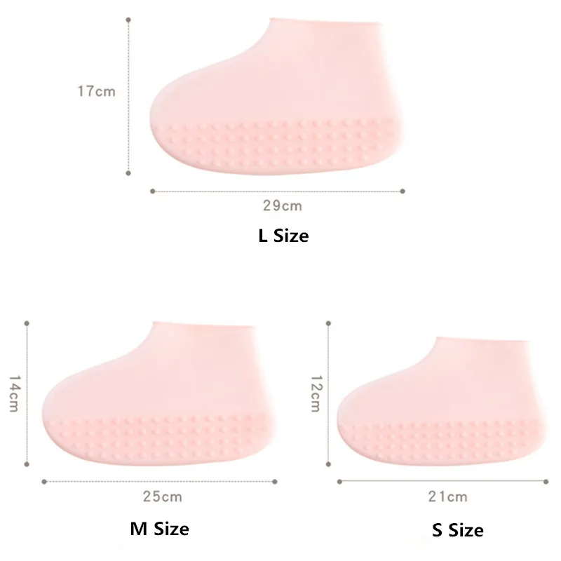 Открытый силиконовый чехол для обуви, водонепроницаемая обувь, дождевик, противоскользящие резиновые сапоги, Нескользящая силиконовая стелька для школы, пешего туризма