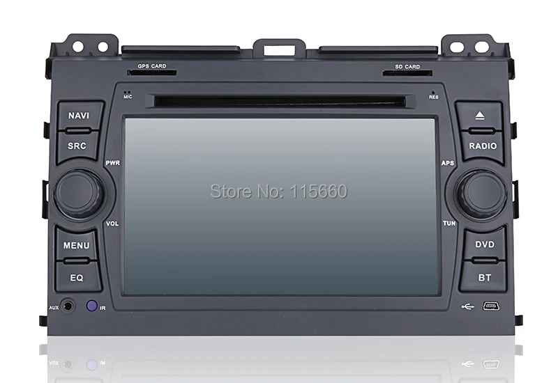 car dvd GPS Auto Radio for Toyota Prado Land Cruiser 120 2002-2009 1