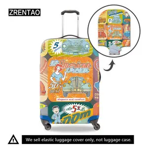 Дорожный чемодан чехлы протектор Водонепроницаемый Красочный багажный багажник устойчивый к царапинам S/M/L толстый защитный чехол