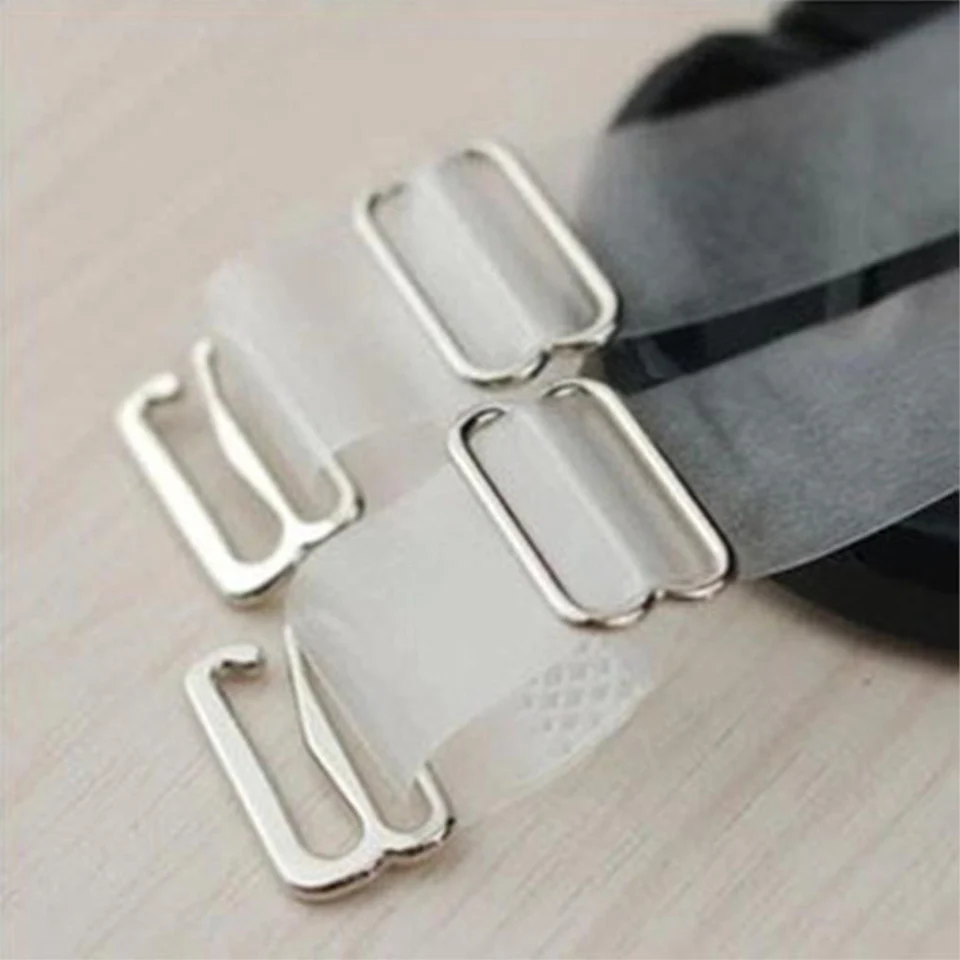 1.5cm Wide Bra Straps Transparent Frosted Women's Bra Straps Baldric Adjustable Intimates Accessories