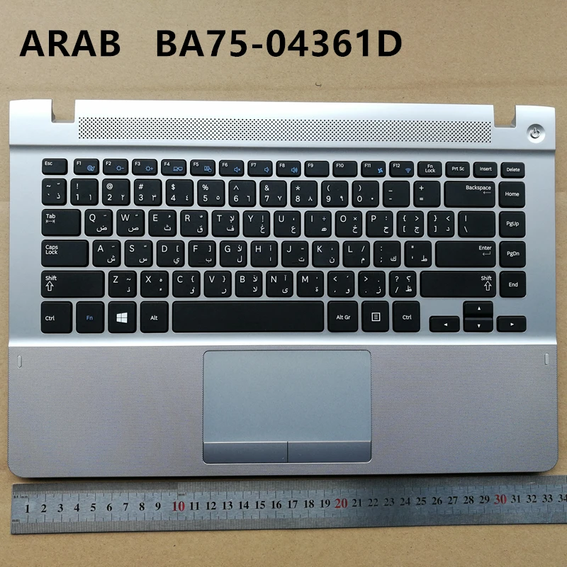 

ARAB layout new laptop keyboard with touchpad for Samsung 370R4E 450R4V 470R4E 455R4J 450R4Q 455R4J 450R4E BA75-04361DNP