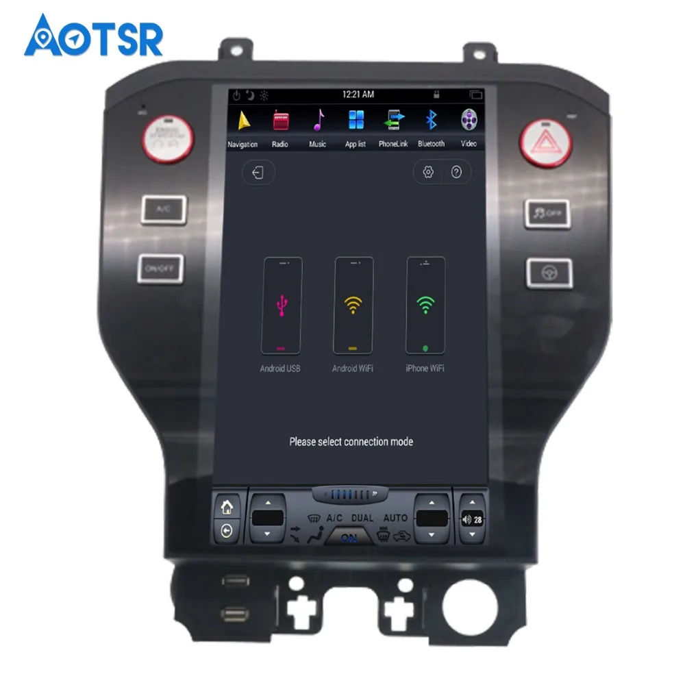 Perfect 4 core quad CPU Android Tesla style Car No DVD Player GPS Navigation For Ford Mustang 2015 2016 2017 stereo headunit multimedia 3 Perfect 4 core quad CPU Android Tesla style Car No DVD Player GPS Navigation For Ford Mustang 2015 2016 2017 stereo headunit multimedia 3