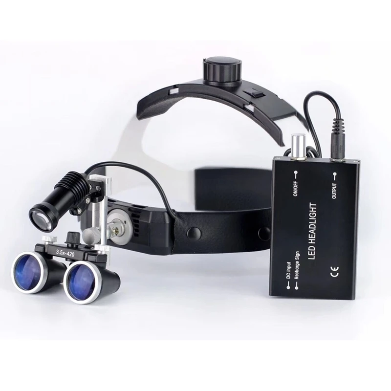  3.5X High Intensity LED Light Surgical Operation Medical Magnifier with Dental Headlight Surgical D - 32907024739