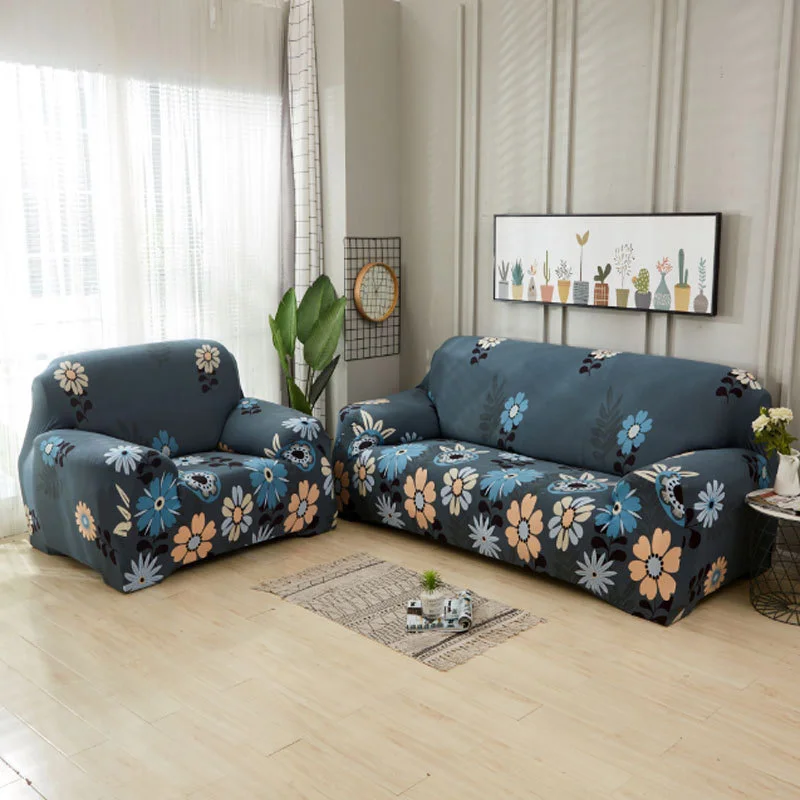 Растягивающиеся чехлы для диванов, секционные эластичные чехлы для диванов для гостиной, чехлы для диванов, чехлы для диванов, чехлы для одного/двух/трех/четырех сидений - Цвет: 7