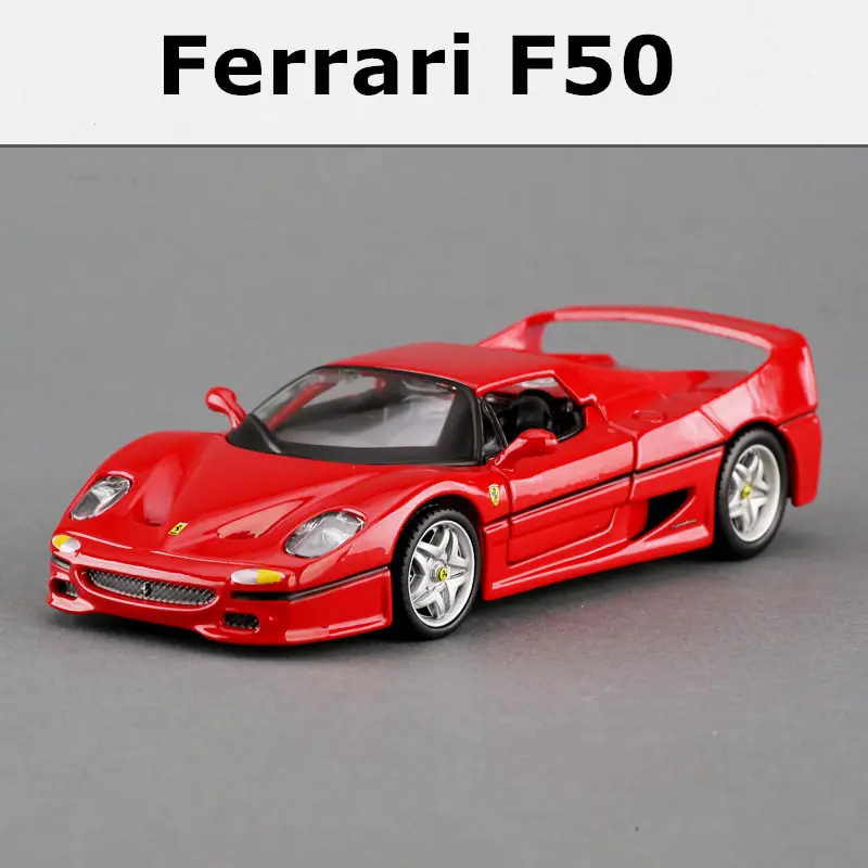 Bburago 1:32 Ferrari 599GTO высокая имитация модели автомобиля литье под давлением металлическая модель игрушки подарок имитация сплава коллекция автомобилей - Color: Ferrari F50