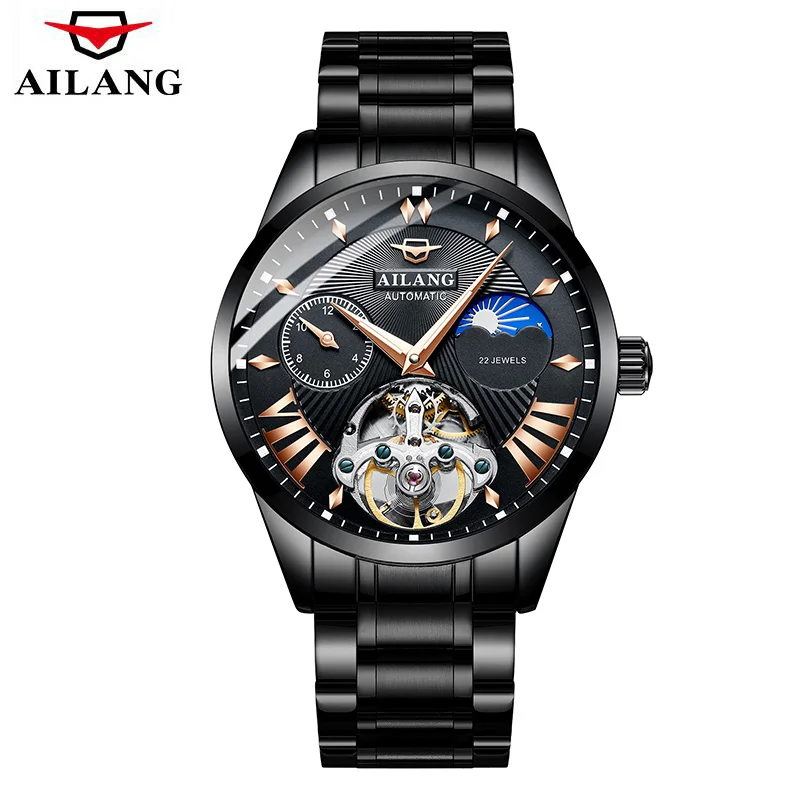 

AILANG Men's watches Automatic mechanical Men Watches Business Watch men top brand luxury Military Waterproof Tourbillon Clock