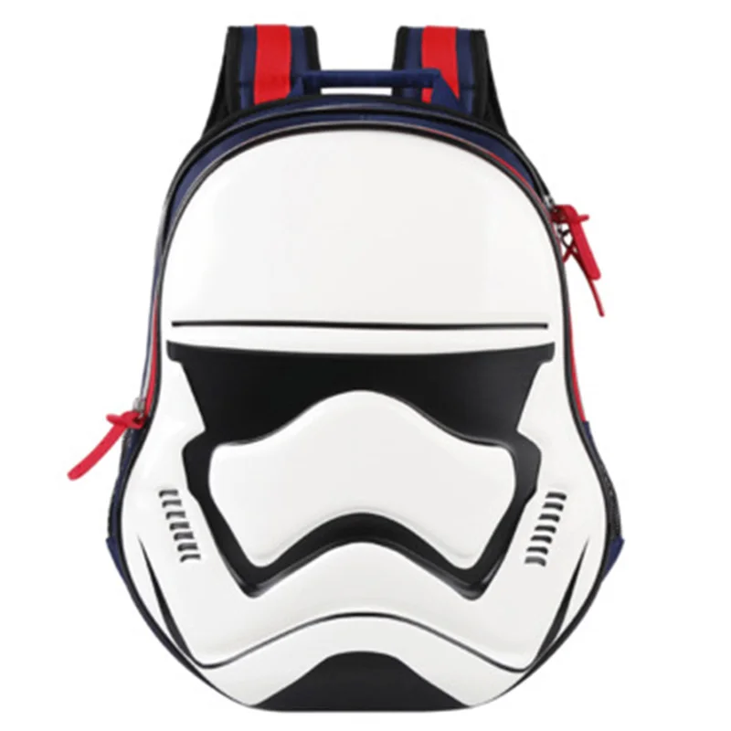 New 3D Black Blue Star Wars Stormtrooper Boys School Bag For Kids Children Primary School Book Backpack Bag