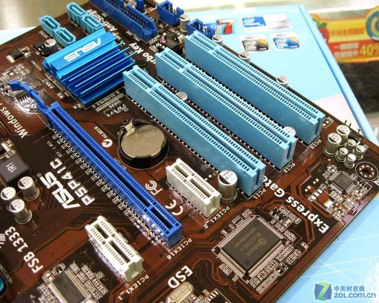 Материнская плата Asus P5P41C для настольных ПК P41 Socket LGA 775 Q8200 Q8300 DDR2/3 16G ATX UEFI биос оригинальная б/у материнская плата в продаже