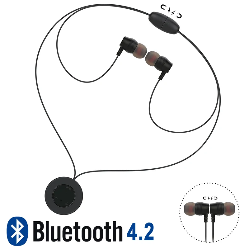 Hands-Free наушники Bluetooth V4.2 гарнитура Беспроводной наушники музыке стерео мини-смартфон 10 м для iPhone