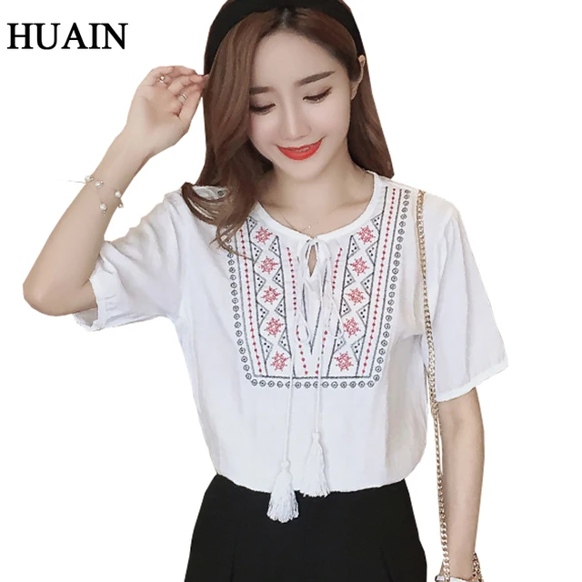 aliexpress buy embroidery blouse ethnic style linen aliexpress buy embroidery blouse ethnic style linen