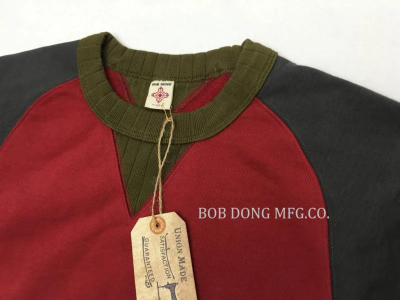 Мужской винтажный свитер Bob Dong двойной с треугольным вырезом 40s 50 s зимний цветной
