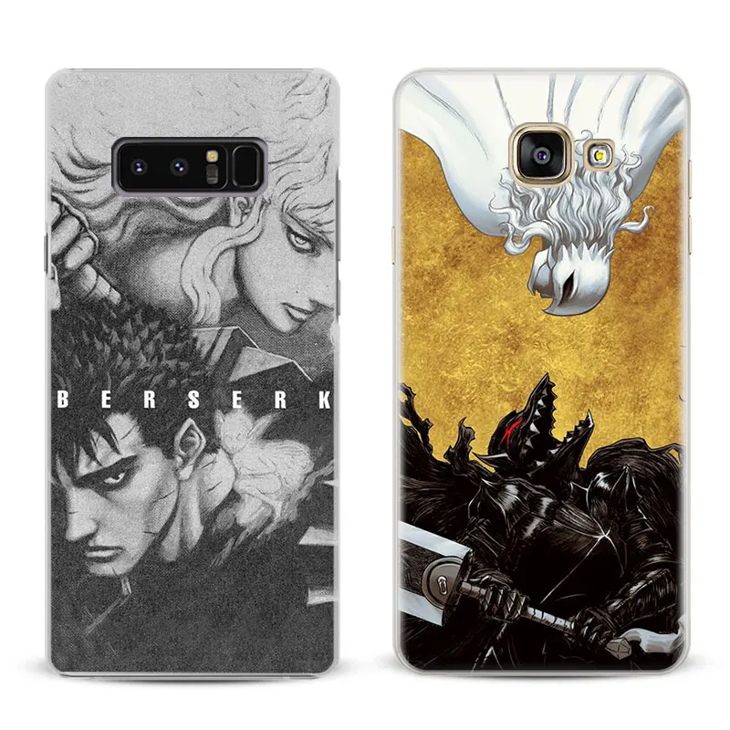 

Berserk Guts Anime Phone Case Cover Shell For Samsung Galaxy S4 S5 S6 S7 Edge S8 s9 Plus Note 8 2 3 4 5 A5 A7 J5 2016 J7 2017