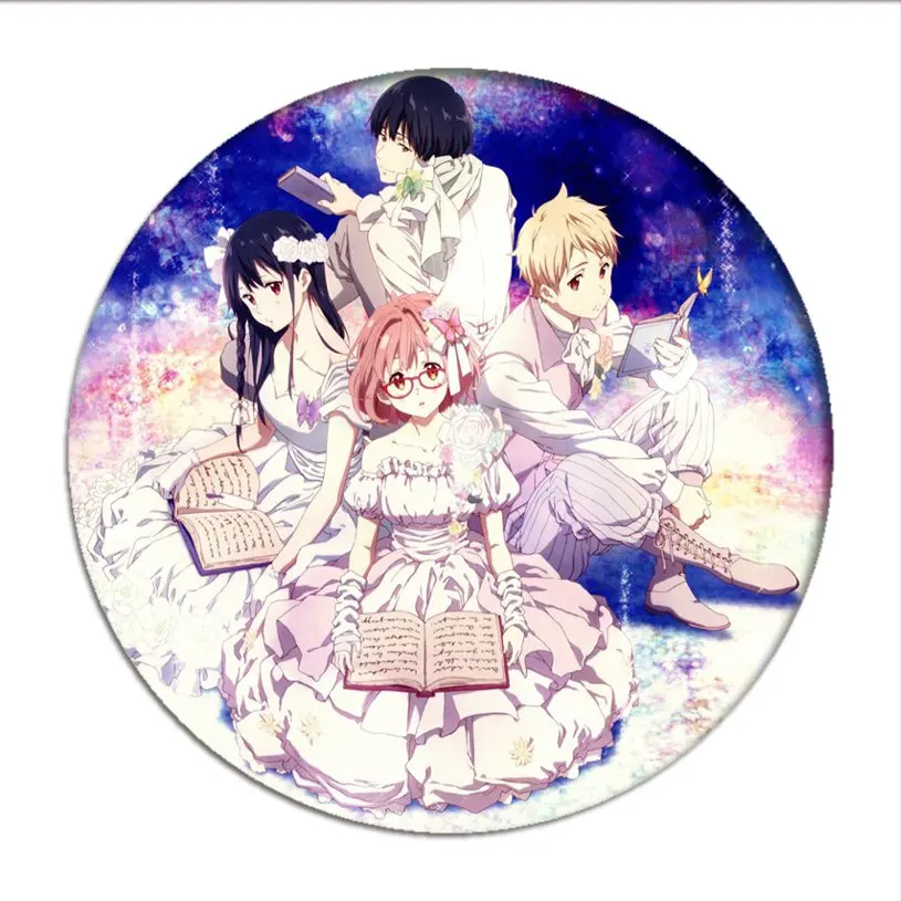 1 шт. Kyokai no Kanata значок косплея Мирай Курияма брошь заколки kanбара Акихито
