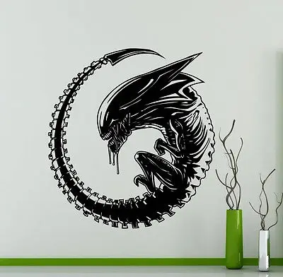 

Modern Wall Decal Monster Alien Movie Vinyl Sticker Art Decor Home Decoration Living Room Mural Boys Bedroom DIY Wallpaper E570