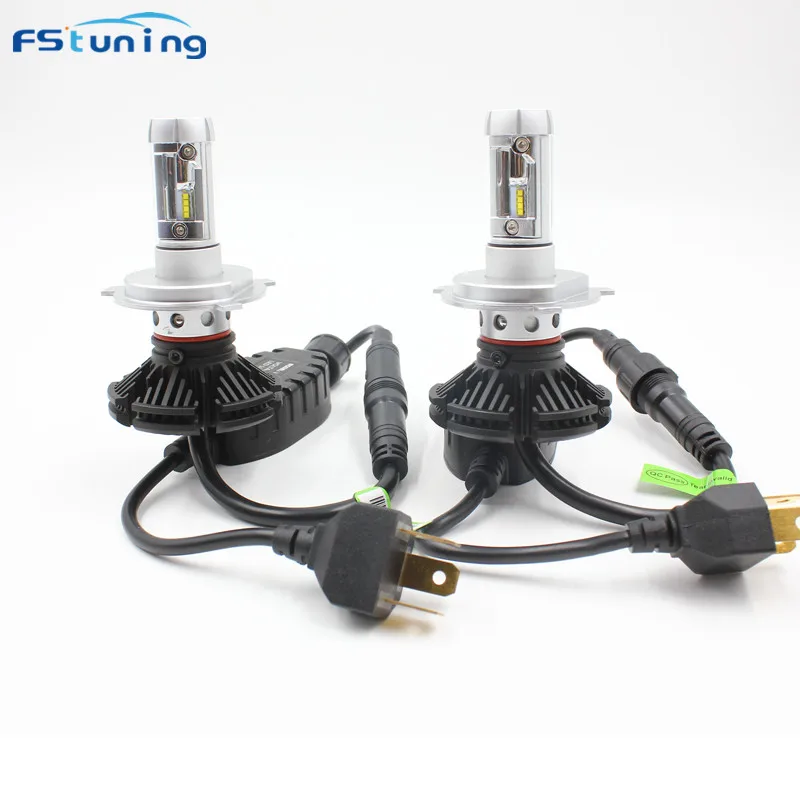 FSTUNING OEM H4 H13 9007 9004 светодиодный головной фонарь 6000LM 6500k авто 9003 hb2 Автомобильная