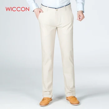 

2020 Spring New Men Suits Pants Middle-waisted Pantalon Costume Homme Pure Color Mens Trousers Formal Male Office Casual Pants