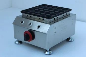 

Free Shipping Gas tye 25 Holes Poffertjes Grill Non-stick Pancakes Maker Poffertjes Baker Maker Iron Machine