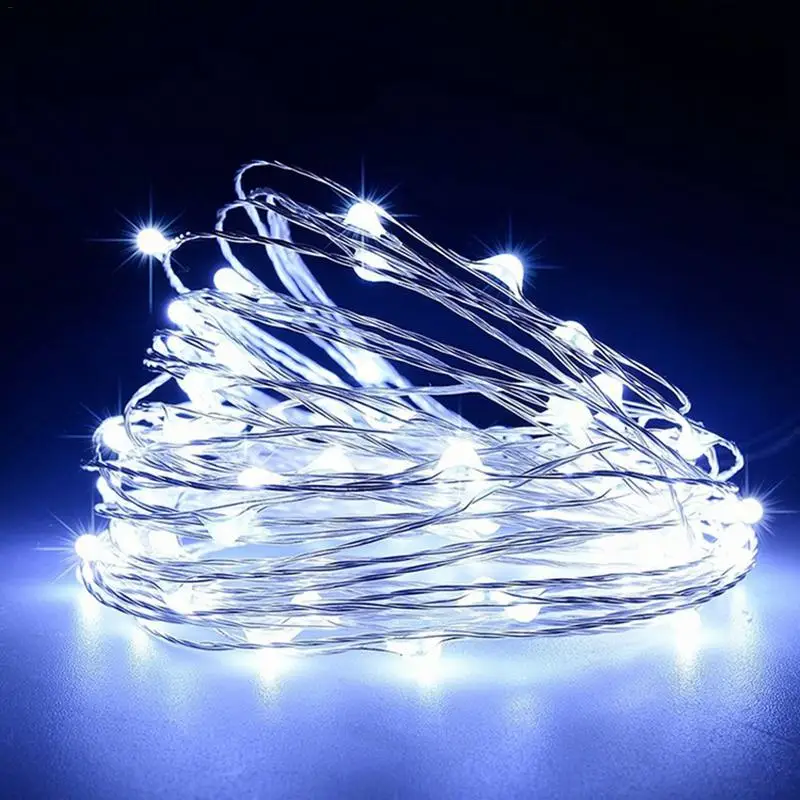 10M 100Led Colorful Manual Copper String Light USB Interface Wiring Christmas Festival Wedding Party Garland Decoration 10M 100Led Colorful Manual Copper String Light USB Interface Wiring Christmas Festival Wedding Party Garland Decoration
