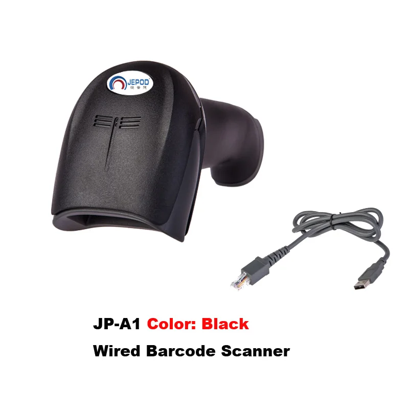 JP-5890K 58 мм Термопринтер для супермаркета Термопринтер для POS системы Термопринтер для кухни - Цвет: A1 Black Scanner